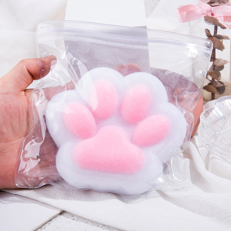 Plush Cat Claw Squishy Stress Relief Toy