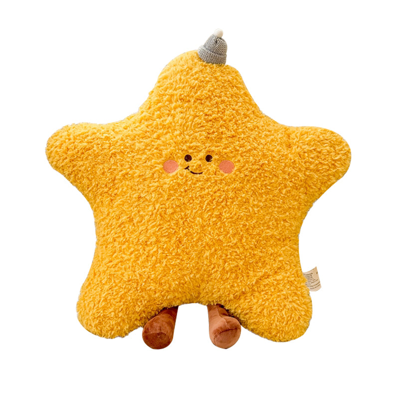 Moon and Stars Plush Throw Pillow
