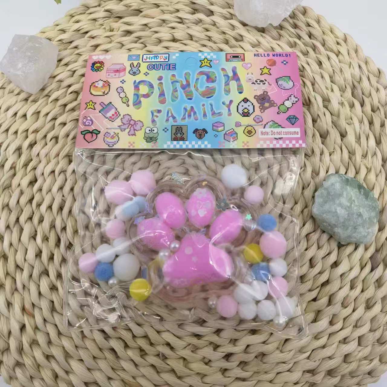 Plush Cat Claw Squishy Stress Relief Toy