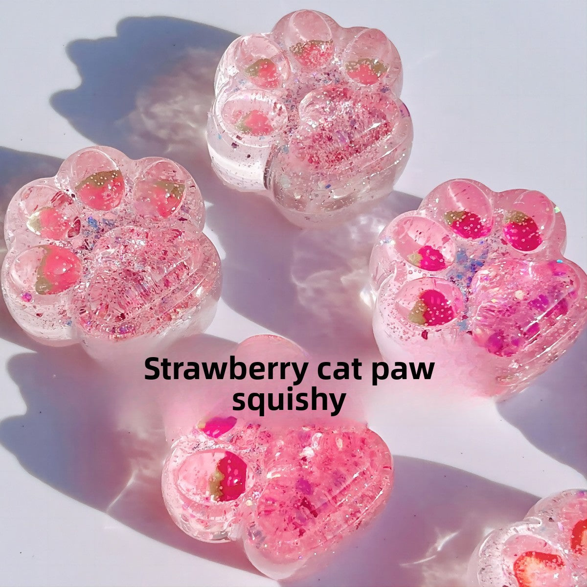 Plush Cat Claw Squishy Stress Relief Toy
