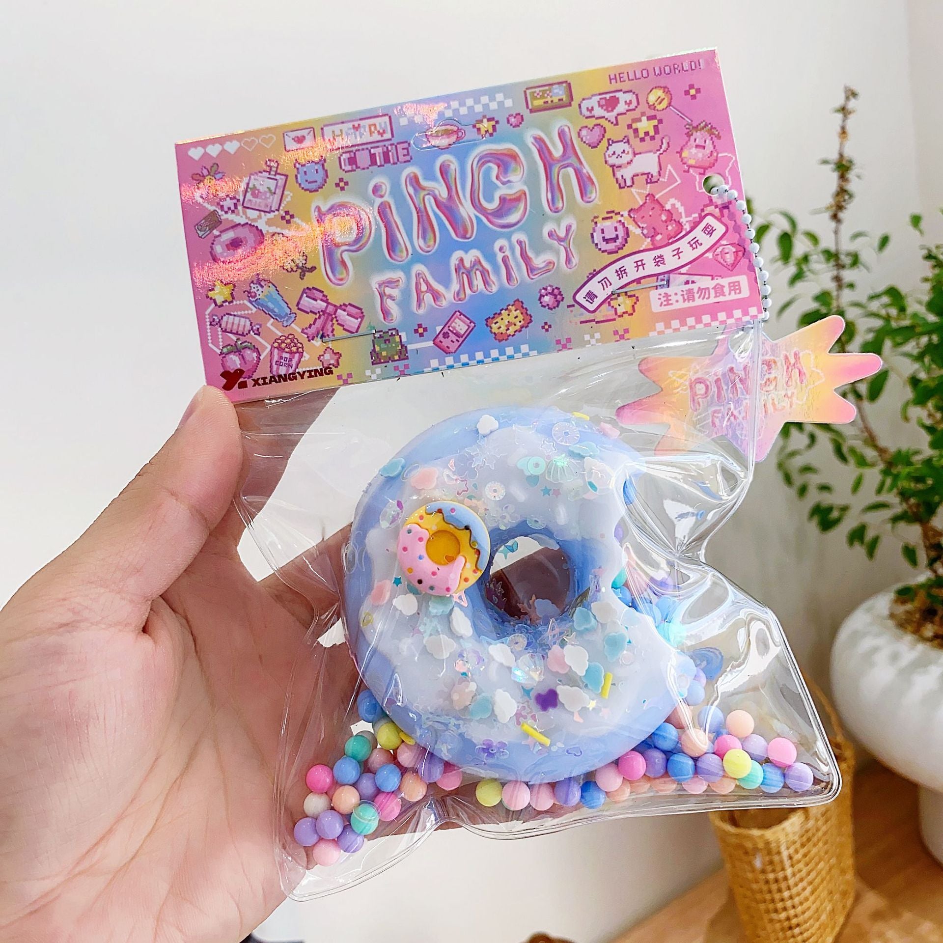 Plush Cat Claw Squishy Stress Relief Toy